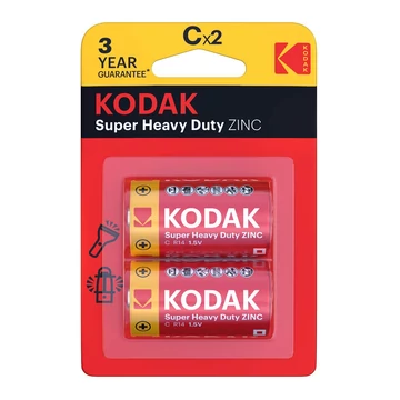 Kodak Extra Zinc féltartós baby elem C (1,5V) B2