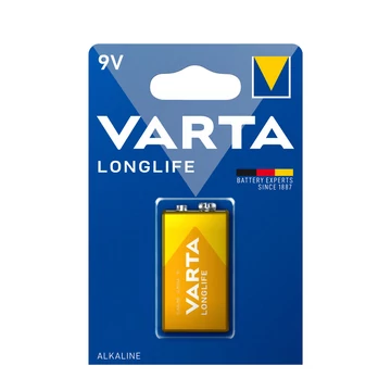 Varta Longlife Alkáli  elem 9V B1
