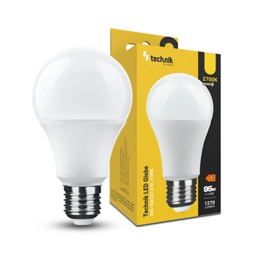 Technik LED izzó A65 15W 2700K