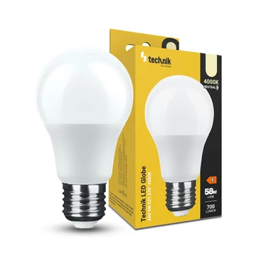 Technik LED izzó A60 9W 4000K
