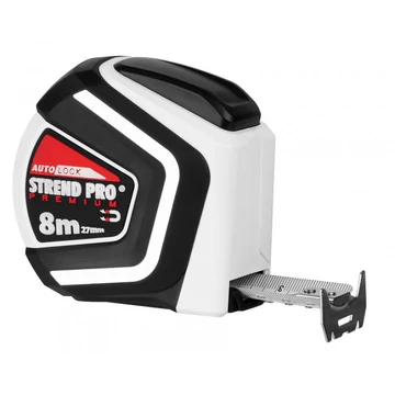 Mérőszalag, Strend Pro Premium, AutoStop, 8m x 27mm, mágneses