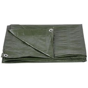 Takaróponyva 5x8m, 65 g/m2, zöld