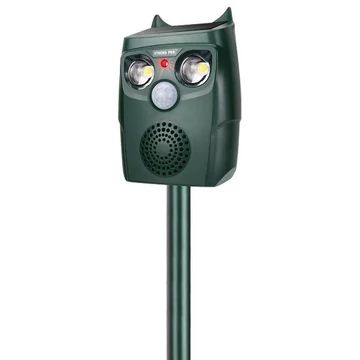 eXvision SAR20, ultrahangos vadriasztó, villogó, mozgásérzékelős, IP67