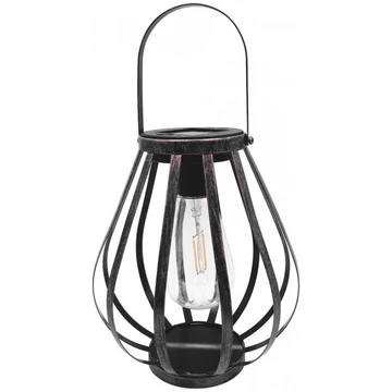 Solar lámpa, Hadar, 180x210 mm, 2 edison led