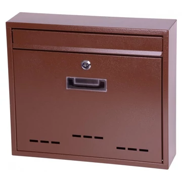 Postaláda bérházas 310x360x90mm barna