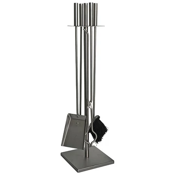 Kandalló szett, 5 darabos, 81 cm