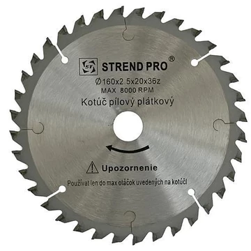 Körfűrészlap StrendPro NWC 160x2,5x20mm