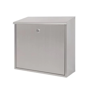 Postaláda FLATBOX 2, rozsdamentes acél, 360x360x100 mm