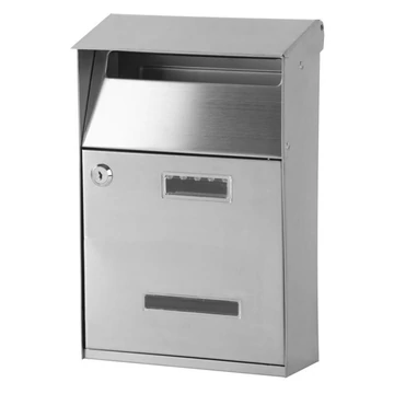 Postaláda GL-16S, rozsdamentes acél, 320x215x105 mm