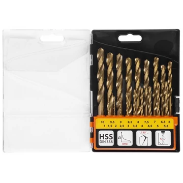 Fúrószár készlet StrendPro FD032 1-10mm 19db