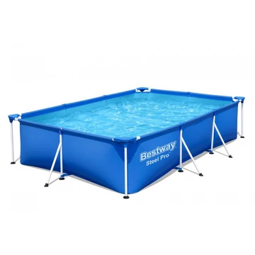 Bestway AMALFI szögletes fémvázas medence 300 x 201 x 66 cm