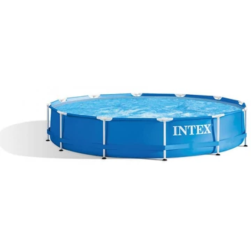 Intex kerek fémvázas medence szett, 366 x 76 cm, szűrővel, szivattyúval