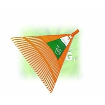 Varing 30 fogú ipari műanyag lombseprű keményfa nyéllel