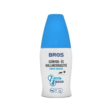 Bros plus szúnyog és kullancsriasztó pumpás 100 ml