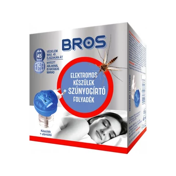 Bros Szúnyogirtó elektromos készülék + folyadék 40ml B023