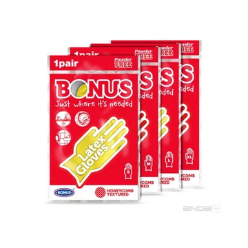 Bonus gumikesztyű, M