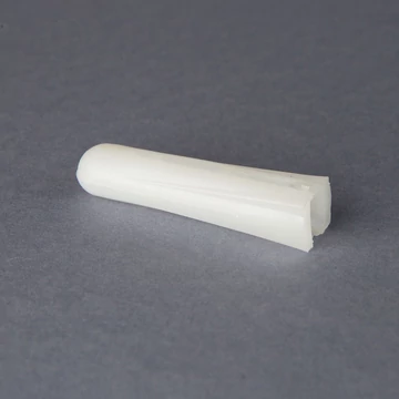 10 Műanyag tipli fehér szögletes