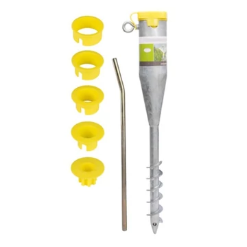 Univerzális becsavarható oszloptartó 560mm (25-65mm) horganyzott (ET)