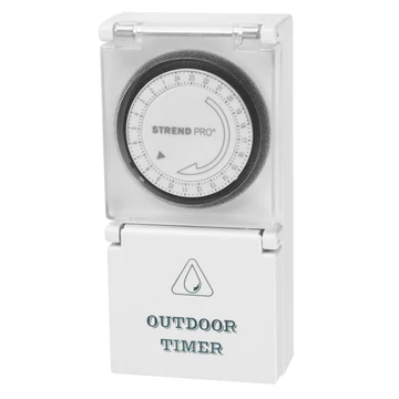 Időzítő Strend Pro, mehanikus dugó, 230 V, max. 3680 W