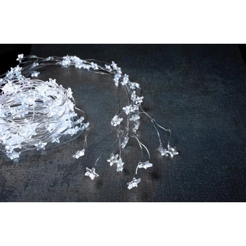 Fényfüzér MagicHome Karácsony Twisted Stars 180S, 180x micro star LED hideg fehér, egyszerű világítás, 23