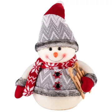 MagicHome karácsonyi dekoráció, Hóember, 30 cm