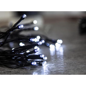 Fényfüzér MagicHome Karácsony Ceibo, 192 LED hideg fehér 3x AA, időzítő, kültéri, megvilágítás, L-14,30 m