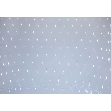 Fényfüzér MagicHome Karácsony Netled, 160 LED hideg fehér, MULTI CONNECT, egyszerű világítás, fehér kábel