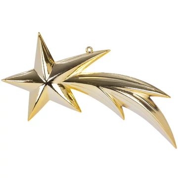 MagicHome karácsonyi dísz, 1 db, 23 cm, üstökös, arany, karácsonyfára