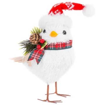 MagicHome karácsonyi dekoráció, Karácsonyi kiscsibe, 12 x 9 x 18 cm