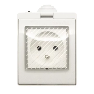 SMARTZILLA Tuya Okos kültéri konnektor, dugalj 230V, IP védett