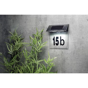 MagicHome, napelemes világító házszám, 18,5 x 5 x 19 cm