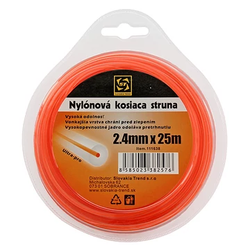 DualCut DBR fűnyíró damil 2,4 mm, 25 m, kör