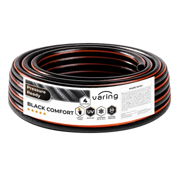 Locsolótömlő VARING BLACK COMFORT, 4 rétegű, 1/2", 25m