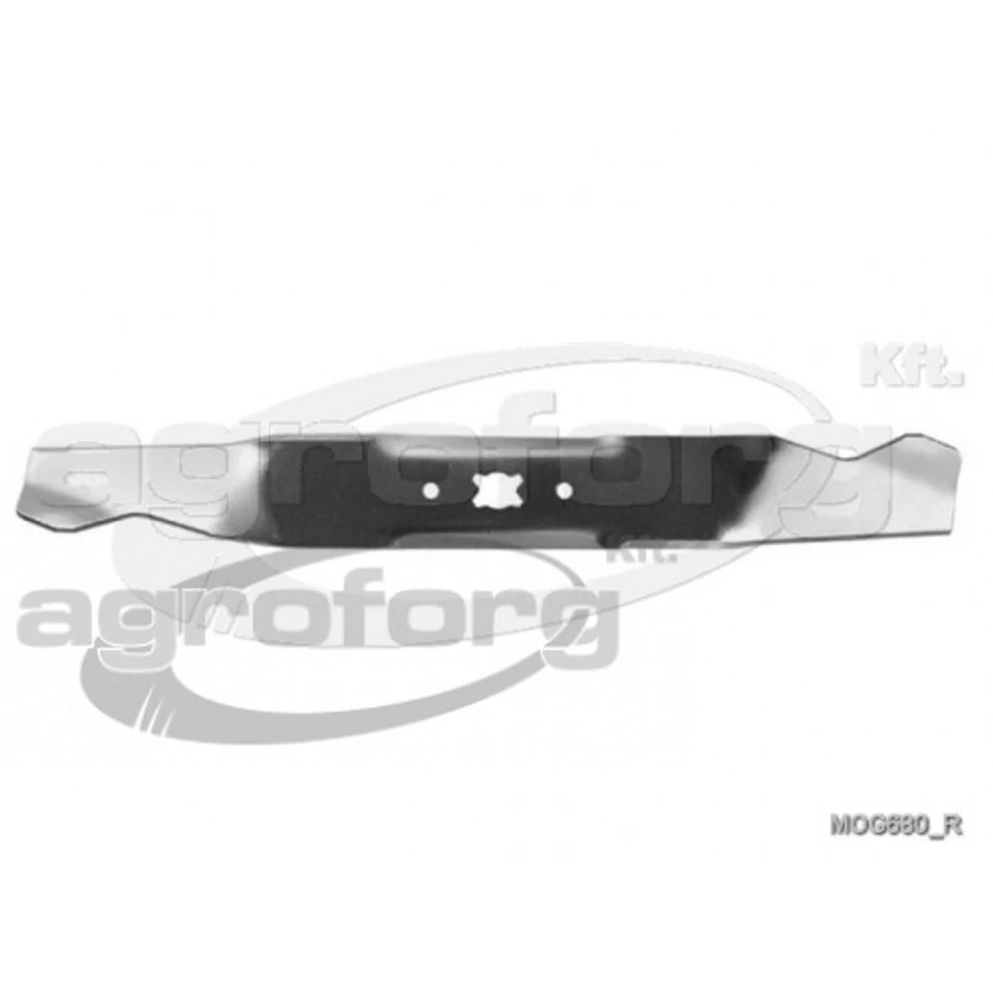 Fűnyíró kés MTD M46 455mm, 4 ágú csillag, 3 furatos