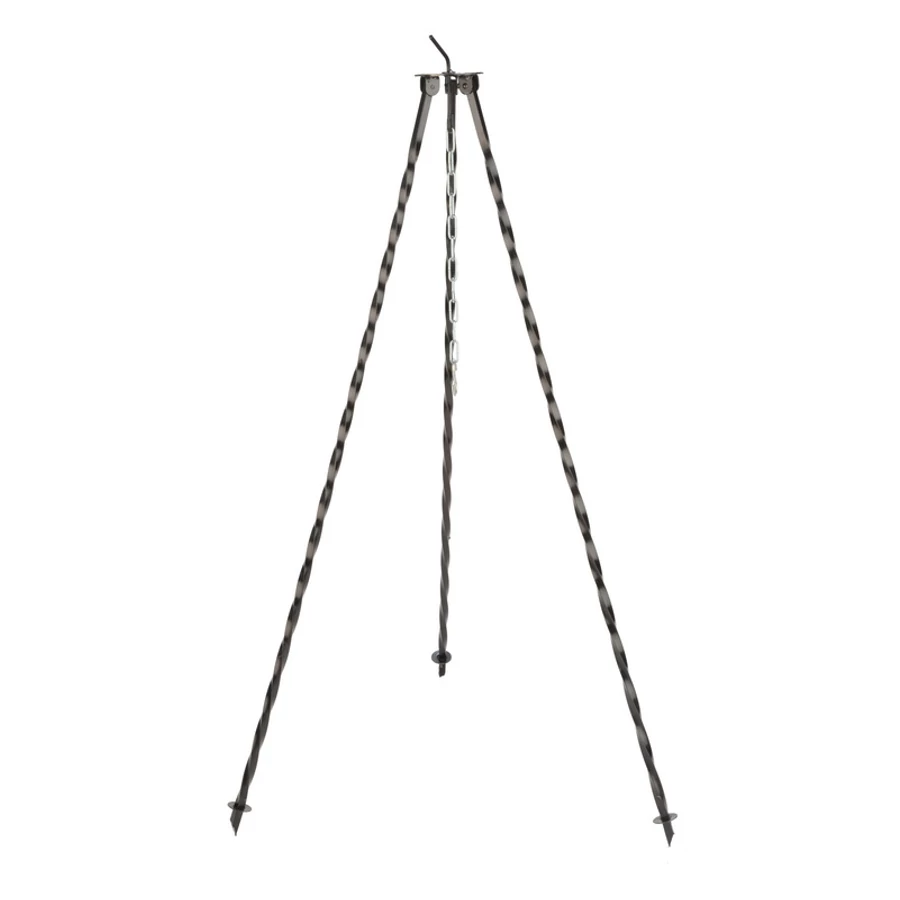 Bogrács állvány csavart 1m Fix