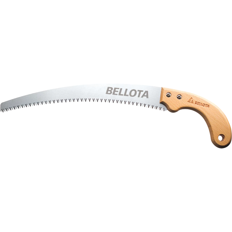 Bellota ágfűrész acél pengével, fa nyéllel + tokkal