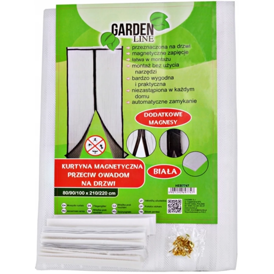 Szúnyogháló ajtóra fehér