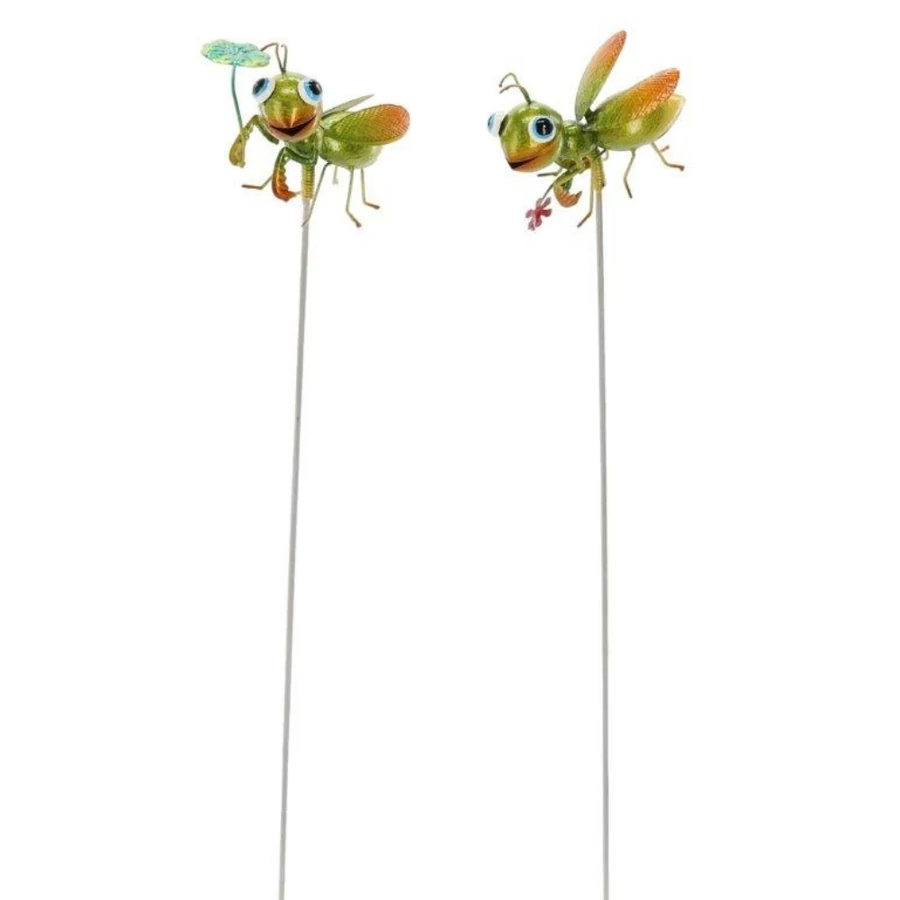 Dekor letűzhető fém méhecskék 88cm