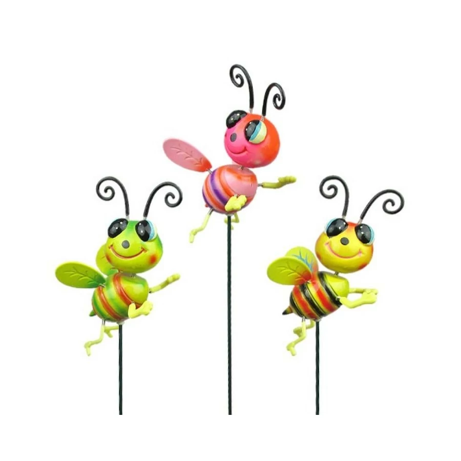 Dekor letűzhető bogárka többféle 8x8x70cm