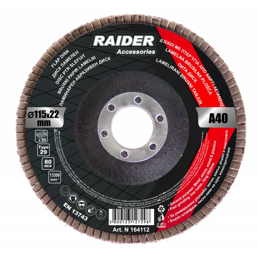 Raider Csiszolókorong 115mm A-100