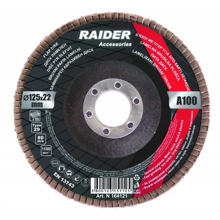 Raider Csiszolókorong 125mm A-60