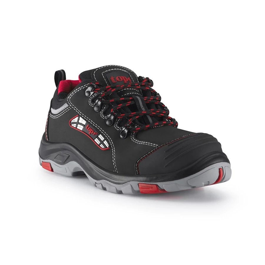 TOP BROOKLYN low S3 SRC (160270) védőfélcipő, kompozit orrmerevítő, kevlár talplemez, nubuk bőr felsőrész, gumi/PU talp 41