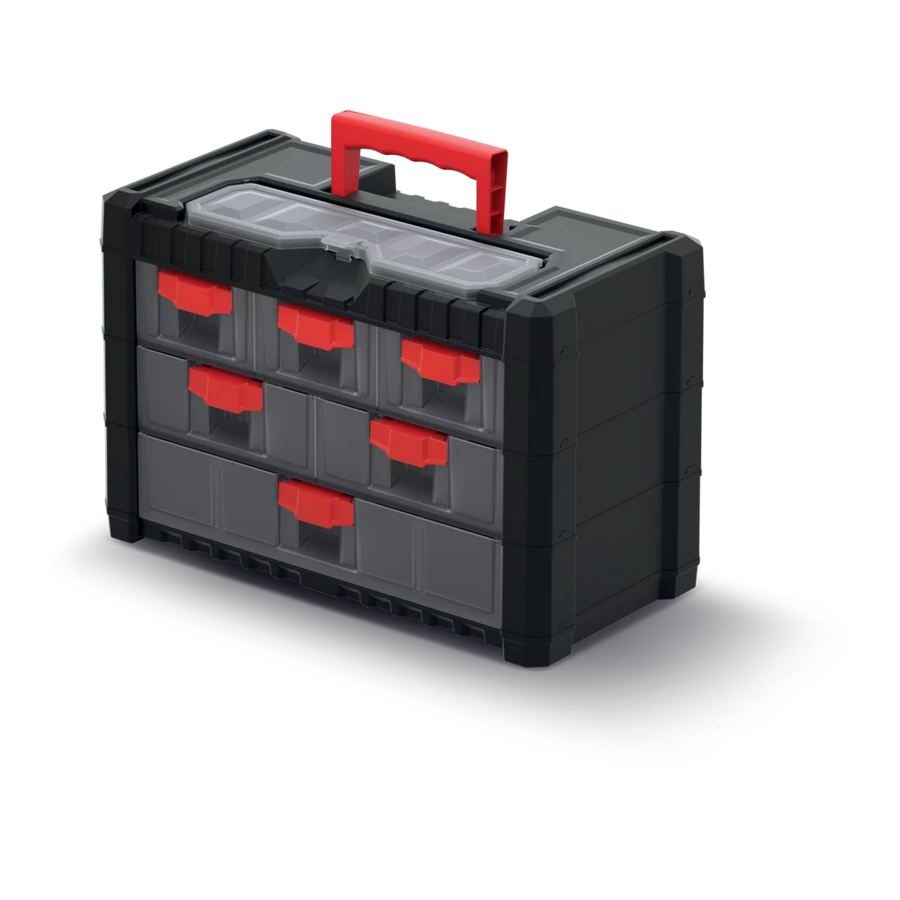 Csavartartó szortimenter Multicase Cargo 400x200x260mm 6 részes