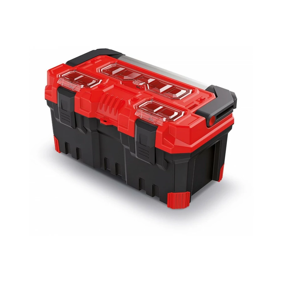 Szerszámosláda TITAN PLUS piros 50x25x30cm