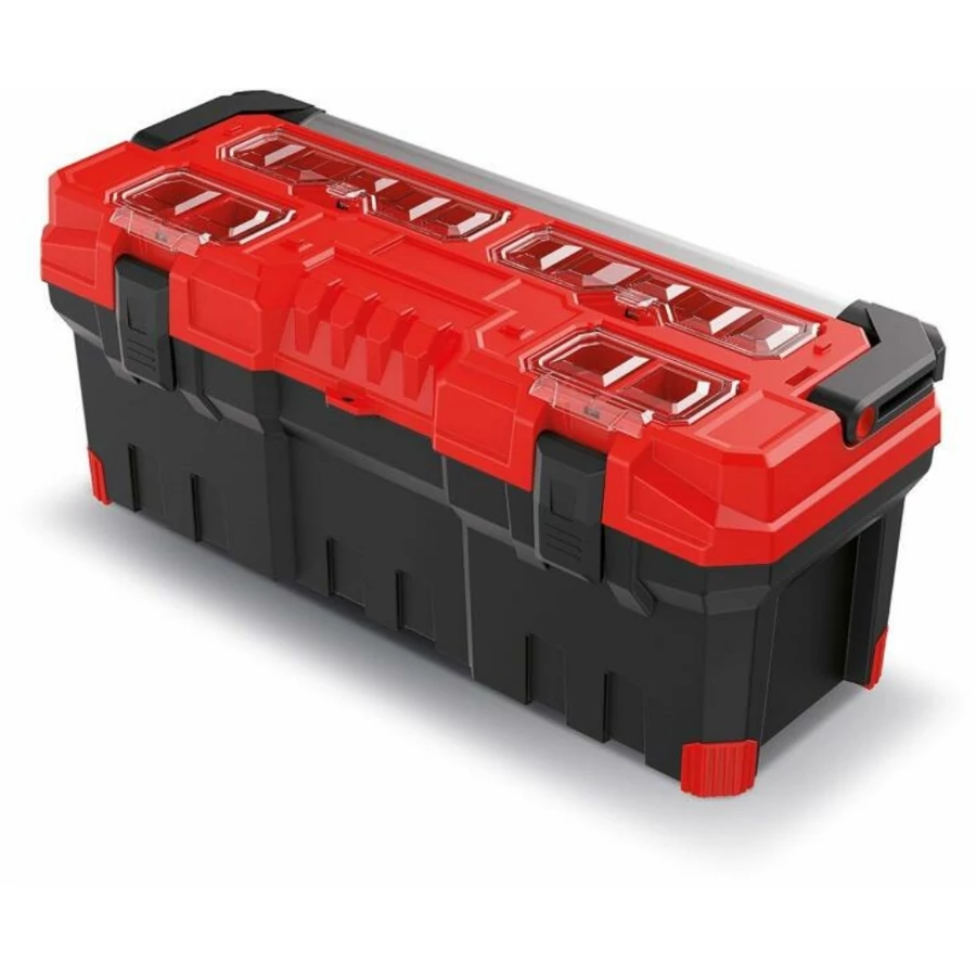 Szerszámosláda TITAN PLUS piros 75x30x30cm