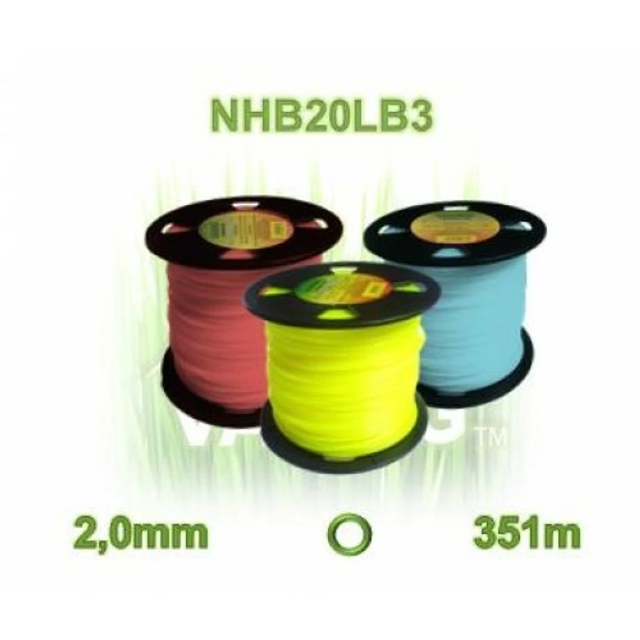 Varing fűnyíró damil dob 2,0mm 351m kör profil