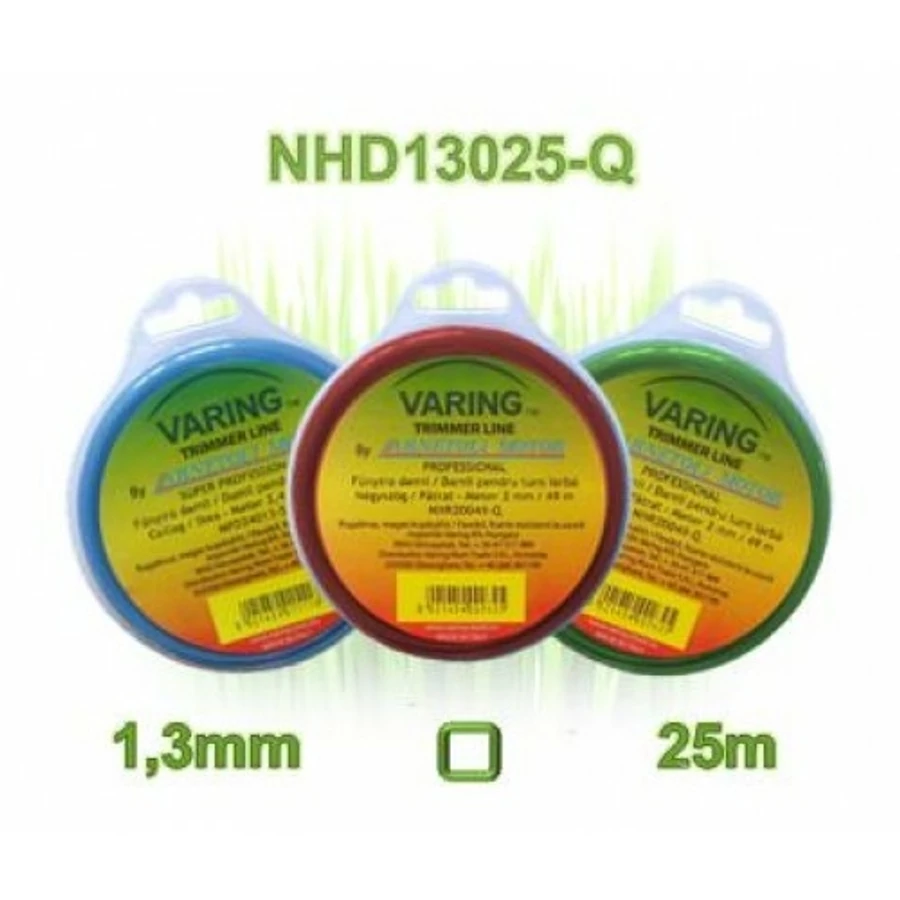 Varing fűnyíró damil Dispenser 1,3mm 25m négyzet profil