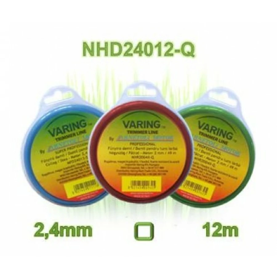 Varing fűnyíró damil Dispenser 2,4mm 12m négyzet profil