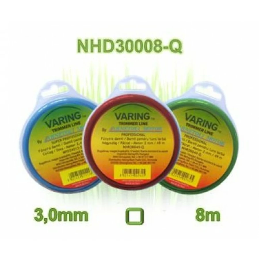 Varing fűnyíró damil Dispenser 3,0mm 8m négyzet profil