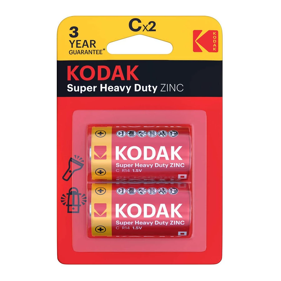 Kodak Extra Zinc féltartós baby elem C (1,5V) B2